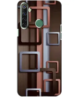 Чехол для Realme 6i с картинкой «Коричневые объемные квадраты» Чехол для Realme 6i с картинкой «Коричневые объемные квадраты»