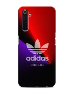 Чехол для Realme 6 Pro с картинкой «Adidas Red Neon»