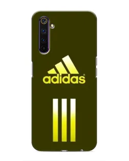 Чехол для Realme 6 Pro с картинкой «Оливковый градиент Adidas»