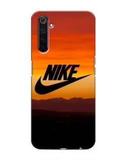 Чехол для Realme 6 Pro с картинкой «Nike — вечерний горизонт»