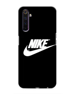 Чехол для Realme 6 Pro с картинкой «Мазки краски Nike»