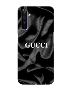 Чехол для Realme 6 Pro с картинкой «Gucci — шелковые волны»