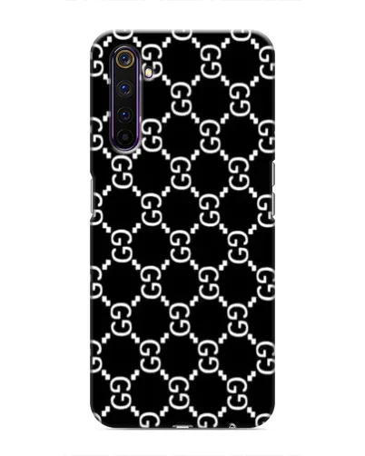 Чехол для Realme 6 Pro с картинкой «Gucci — сетчатый паттерн»