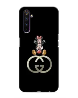 Чохол для Realme 6 Pro з картинкою «Мінні Маус на лого»