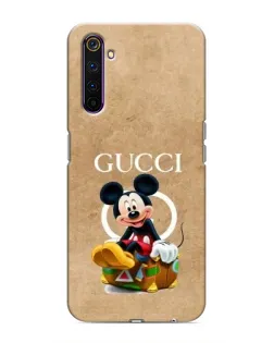 Чохол для Realme 6 Pro з картинкою «Міккі Маус Gucci — крафт»