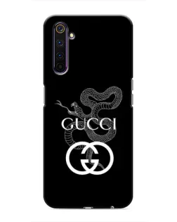 Чохол для Realme 6 Pro з картинкою «Gucci — срібна змія»