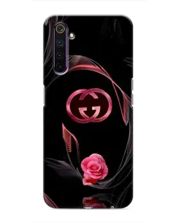 Чохол для Realme 6 Pro з картинкою «Gucci — неонова троянда»