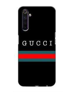 Чохол для Realme 6 Pro з картинкою «Gucci — червоний пояс»