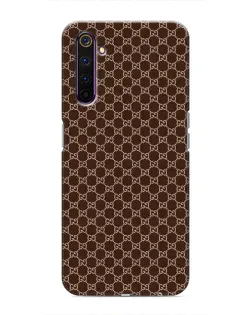 Чохол для Realme 6 Pro з картинкою «Gucci — шоколадна сітка»