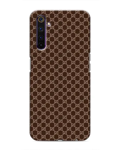 Чехол для Realme 6 Pro с картинкой «Gucci — шоколадная сетка» Чехол для Realme 6 Pro с картинкой «Gucci — шоколадная сетка»