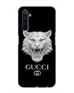 Чохол для Realme 6 Pro з картинкою «Gucci — срібний лев»