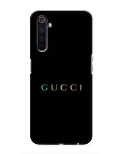 Чохол для Realme 6 Pro з картинкою «Gucci — неоновий мінімалізм»
