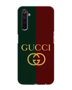 Чохол для Realme 6 Pro з картинкою «Gucci — темно-зелений градієнт»