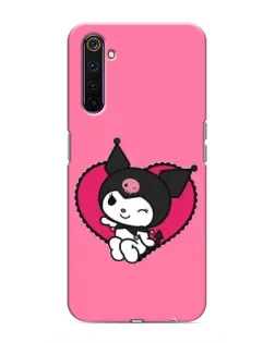 Чехол для Realme 6 Pro с картинкой «Kuromi — любовь в сердце» Чехол для Realme 6 Pro с картинкой «Kuromi — любовь в сердце»