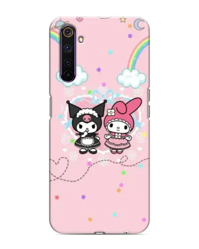 Чехол для Realme 6 Pro с картинкой «My Melody и Kuromi»
