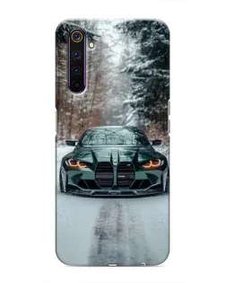 Чехол для Realme 6 Pro с картинкой «BMW в зимнем лесу» Чехол для Realme 6 Pro с картинкой «BMW в зимнем лесу»
