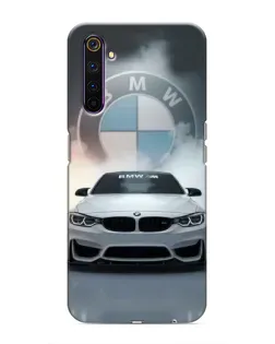 Чехол для Realme 6 Pro с картинкой «BMW в белом дыму» Чехол для Realme 6 Pro с картинкой «BMW в белом дыму»