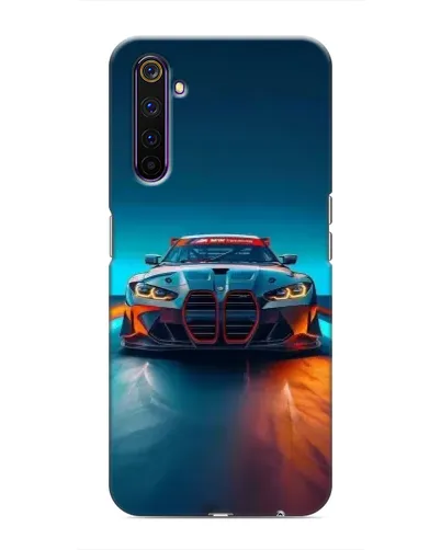 Чехол для Realme 6 Pro с картинкой «BMW — огни неона» Чехол для Realme 6 Pro с картинкой «BMW — огни неона»