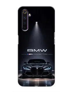 Чехол для Realme 6 Pro с картинкой «BMW сквозь ночной город» Чехол для Realme 6 Pro с картинкой «BMW сквозь ночной город»