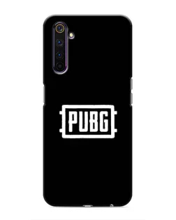 Чохол для Realme 6 Pro з картинкою «Лого BMW — металевий блиск»