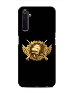 Чохол для Realme 6 Pro з картинкою «PUBG — помаранчевий градієнт»