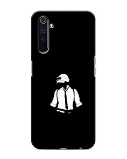 Чохол для Realme 6 Pro з картинкою «PUBG — білий шолом»