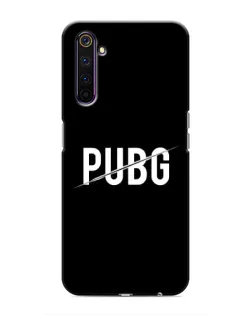 Чохол для Realme 6 Pro з картинкою «PUBG — білий логотип»