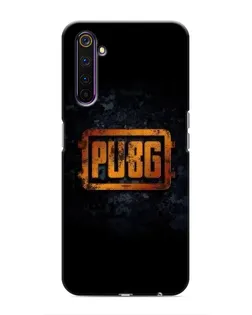 Чохол для Realme 6 Pro з картинкою «PUBG — золотий логотип»