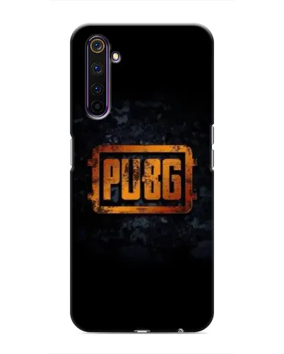 Чохол для Realme 6 Pro з картинкою «PUBG — золотий логотип»