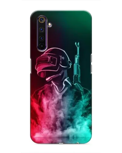 Чохол для Realme 6 Pro з картинкою «PUBG — вогняний воїн»