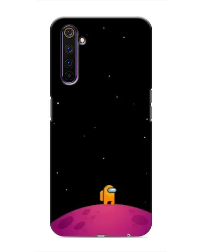 Чохол для Realme 6 Pro з картинкою «Самотній герой на планеті»