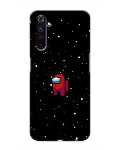 Чохол для Realme 6 Pro з картинкою «Червоний Among Us»