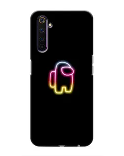 Чехол для Realme 6 Pro с картинкой «Among Us градиент»