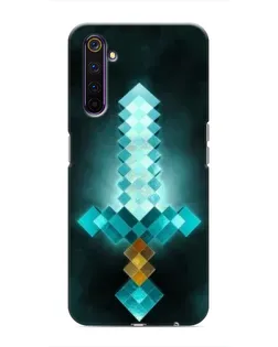 Чохол для Realme 6 Pro з картинкою «Алмазний меч неон»