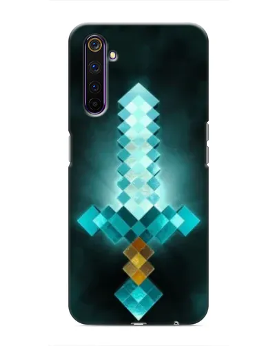 Чохол для Realme 6 Pro з картинкою «Алмазний меч неон»