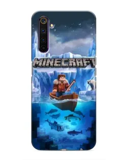 Чохол для Realme 6 Pro з картинкою «Minecraft льодянийсвіт»