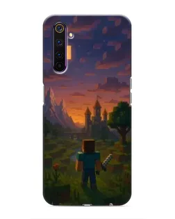 Чохол для Realme 6 Pro з картинкою «Стів біля вежі»