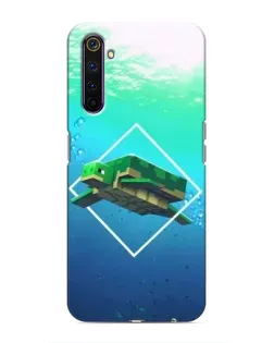 Чохол для Realme 6 Pro з картинкою «Черепаха Minecraft» Чохол для Realme 6 Pro з картинкою «Черепаха Minecraft»