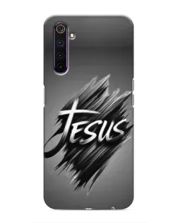 Чохол для Realme 6 Pro з картинкою «Напис Jesus Graffiti»