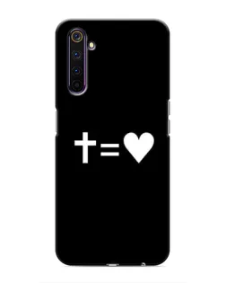 Чохол для Realme 6 Pro з картинкою «Хрест та Серце»