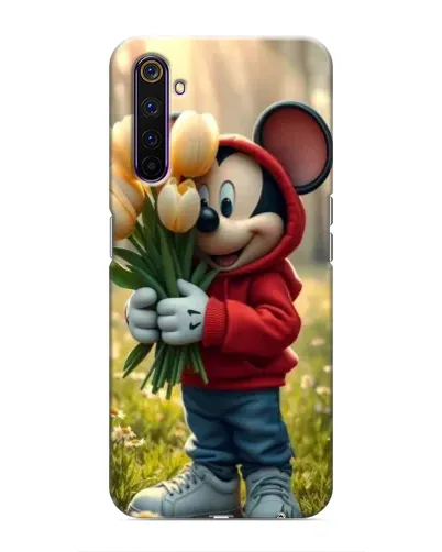 Чохол для Realme 6 Pro з картинкою «Міккі з тюльпанами» Чохол для Realme 6 Pro з картинкою «Міккі з тюльпанами»
