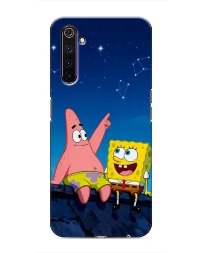 Чохол для Realme 6 Pro з картинкою «Губка Боб та Патрік вночі» Чохол для Realme 6 Pro з картинкою «Губка Боб та Патрік вночі»