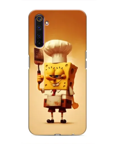 Чохол для Realme 6 Pro з картинкою «Губка Боб кухар» Чохол для Realme 6 Pro з картинкою «Губка Боб кухар»