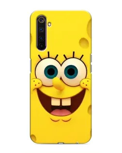 Чохол для Realme 6 Pro з картинкою «Губка Боб посмішка»