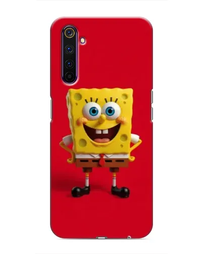 Чохол для Realme 6 Pro з картинкою «Спанч Боб на червоному» Чохол для Realme 6 Pro з картинкою «Спанч Боб на червоному»