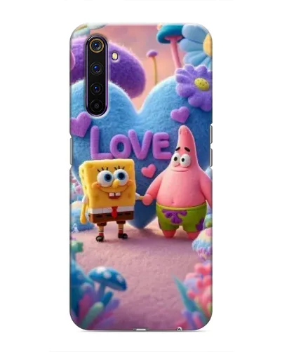 Чохол для Realme 6 Pro з картинкою «Губка Боб Патрік» Чохол для Realme 6 Pro з картинкою «Губка Боб Патрік»