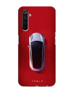 Чехол для Realme 6 Pro с картинкой «Tesla Top View» Чехол для Realme 6 Pro с картинкой «Tesla Top View»