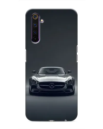 Чехол для Realme 6 Pro с картинкой «Mercedes на черном»