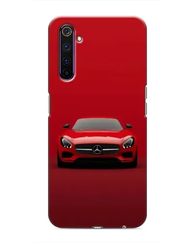 Чехол для Realme 6 Pro с картинкой «Красный Mercedes AMG»