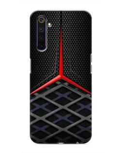Чехол для Realme 6 Pro с картинкой «Mercedes Carbon Grid» Чехол для Realme 6 Pro с картинкой «Mercedes Carbon Grid»